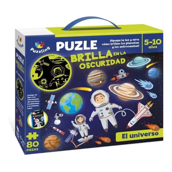 Puzzle 80 Piezas Universo Brilla en la Oscuridad Imagiland PUM009 - 1