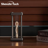 Lámpara De Mesa LED Táctil Cuadrada Creativa Luz Nocturna Cuantum Para Dormitorio Estudio Lectura Cuidado Ocular Con Tipo-C Decorativo - details 0