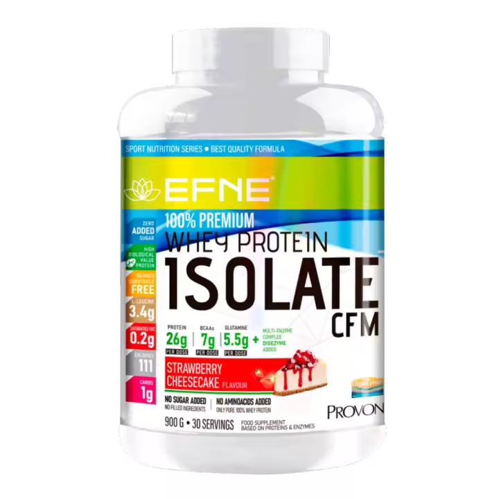 EFNE PROTEÍNA ISOLATE CFM PROMIKO GLANBIA 295® SABOR CHEESECAKE FORMATO 1.800 gr. 100% PATENETE PROMIKO GLANBIA, APTO PARA DIABÉTICOS, MÁXIMA PUREZA, IDEAL PARA INTOLERANTES A LA LACTOSA - 1