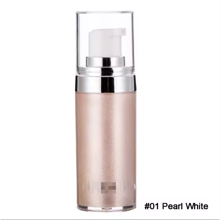 Body Luminizer, Aceite Corporal Reafirmante con Brillo, Loción Corporal con Glitter, Brillo de Alta Intensidad y Duración, Shimmer Glow Body Highlighter Loción Iluminadora para la Cara y el Cuerpo - 1
