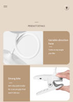 Lámpara De Mesa USB Recargable Lámpara De Escritorio Clip Lectura De Noche Luz LED Táctil 3 Modos Dimming Protección Ocular Con Cable De Enchufe - details 14