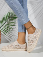 Sandalias De Mujer Verano 2024 Lujo Diseñador Zapatos De Cuero Transpirables Plataforma Casual Sandalias Para Damas - details 9