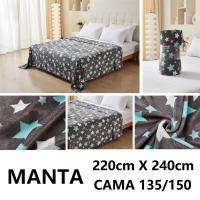 Manta sedalina extra suave estampada,medidas160x220cm para cama de 90cm/105cm, medidas 220x240cm para cama de 135cm/150cm,100% Poliéster,cm,fespu - details 3
