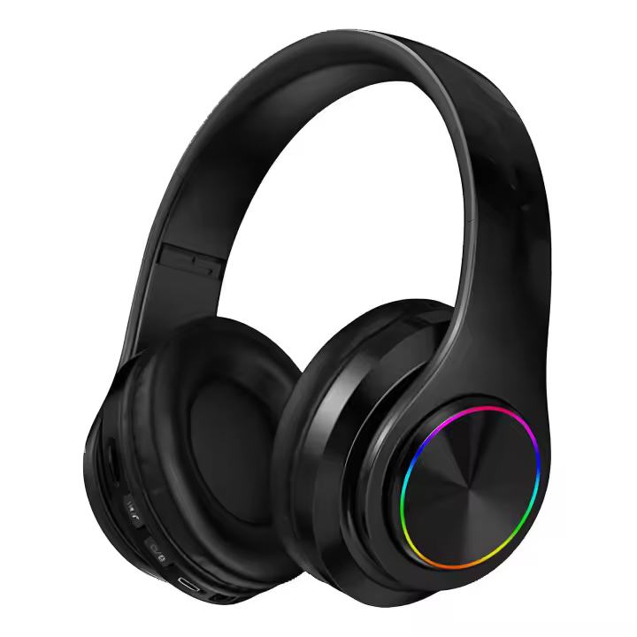 Bluetooth 5,0 Subwoofer Auriculares plegable Montadas en la tapa-Microfono incorporado Llamada inalambrable Cancelación de ruido Estéreo-Ever Soft Earmolds Auriculares - 1