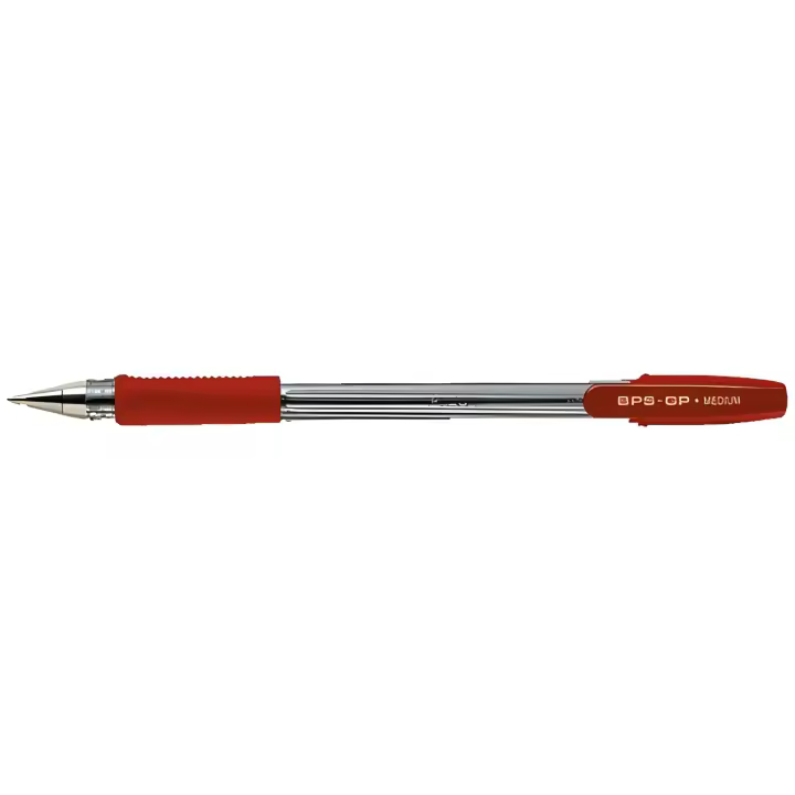 Pilot Bolígrafo BPS Rojo Tinta Aceite Pack 5 - 1