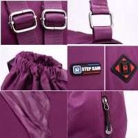 Mochila De Viaje Oxford Impermeable Y Duradera Plegable De Color Sólido Estilo Fashion Para Escuela Y Exterior - details 4