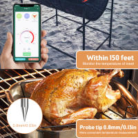 Termómetro De Carne Inalámbrico Digital Para Cocina Y Barbacoa Herramientas De Cocinar Smart Bluetooth Termómetro Inteligente Para Horno Y Asador - details 1
