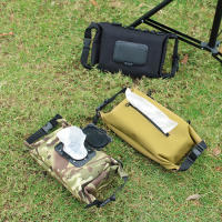 Toalla De Picnic Impermeable Y Tela De Camuflaje Táctico Para Camping Al Aire Libre Bolsa De Papel Húmedo Para Suministros Al Aire Libre - details 1