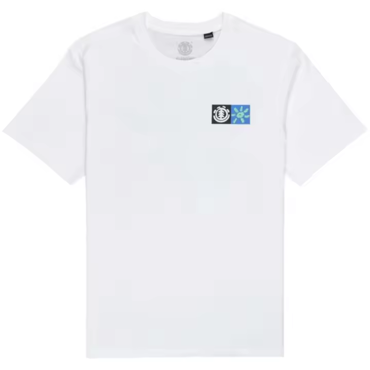Camiseta de Manga Corta Element Midday para hombre en color blanco - 1