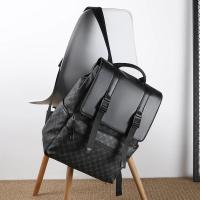 Mochila De Negocios Para Hombre De Cuero PU De Lujo Mochila De Laptop Elegante Bolsa De Viaje Briefcase Mochilas Para Hombre - details 2
