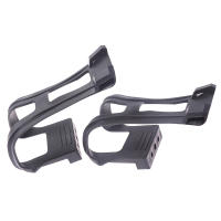 Paquete De 1 Par De Clip De Tela Para Bicicleta Ultra-Ligero Negro Accesorios De Ciclismo Clips De Pie De Pedal Medio Con Tornillos Para Montañas - details 2