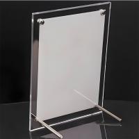 Marco De Fotos Transparente De Acrílico Soporte Para Tarjetas Fotográficas Kpop Álbum Poster Etiqueta Exhibidor De Escritorio Ornamento Clásico Estilo Material Plástico - details 1