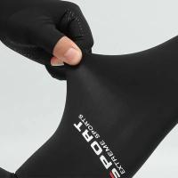 Pareja De Mangas Deportivas Para Hombre Y Mujer Protección Solar Al Aire Libre Ciclismo Running Pesca Escalada Con Cuff De 5 Dedos - details 3