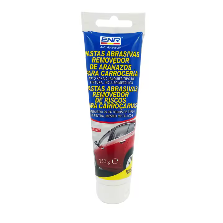 ENR Reparador Arañazos Coche, Eliminador de Rayones, Restos de Pintura y Manchas, Brillo y Protección 150ml - 1