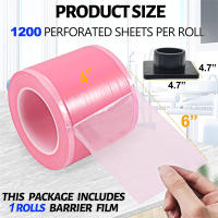 1200Pcs Película De Barriera Para Tatuaje Impermeable Adhesiva 4x6 Pulgadas Envoltura Clara Para Tatuaje Resistente a La Polución - details 8
