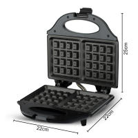 Hacer Waffles Eléctrico Profesional Máquina De Cocinar Para La Casa Multifuncional Para Desayuno Con Superficie No Adhesiva Y Hierro De Niquel - details 9
