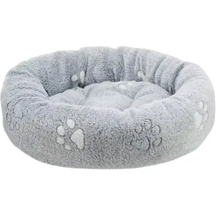 TRIXIE Nando bed, round, 50 × 40 cm, light grey - 1