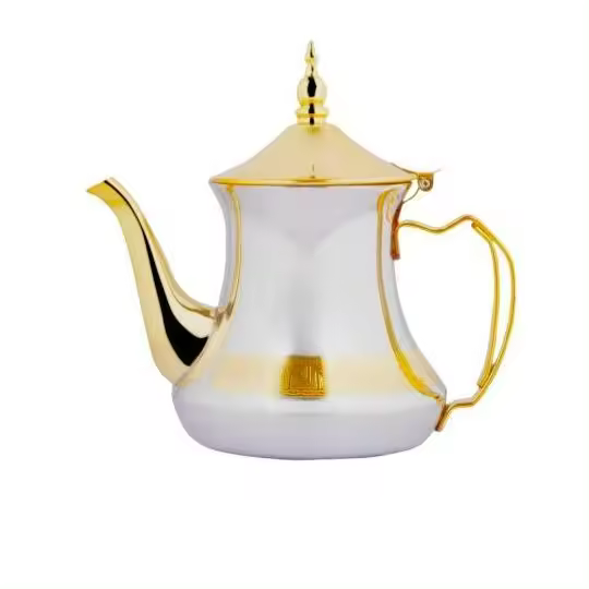 Tetera NO Marroquí 1.2 Litros - Diseño Elegante - Fácil de Usar y Limpiar - Apta para Todas las Fuentes de Calor - 1