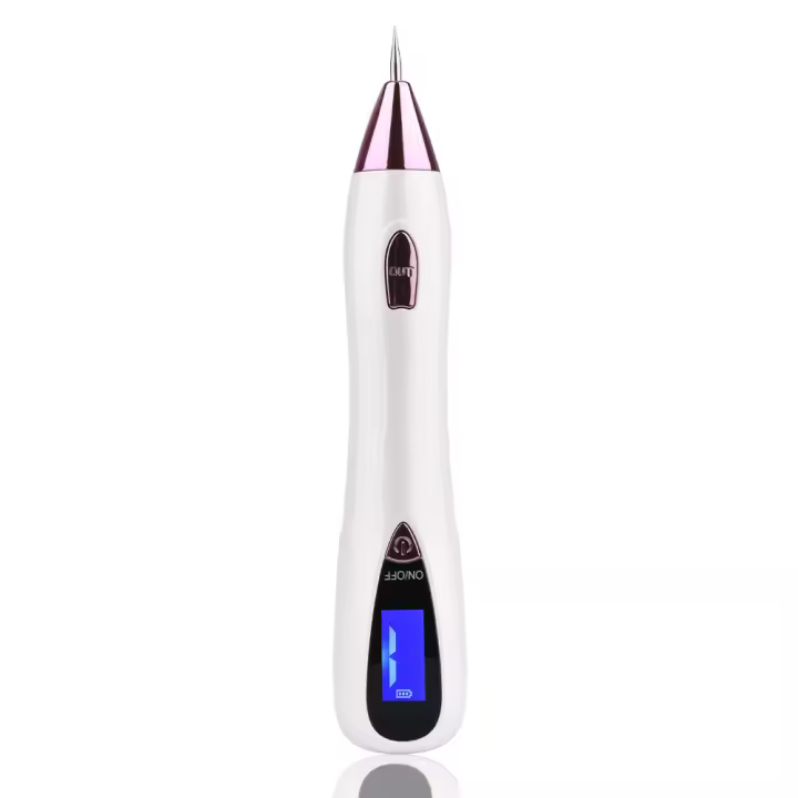 Mole Spot Pen Eliminador de pecas LCD Proyector de pantalla LCD 10 niveles de salón de belleza sin rastro Eliminación de pecas en el hogar Pluma de belleza facial - 1