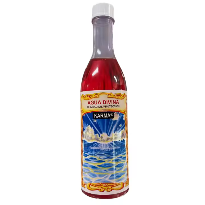 KARMA AGUA DIVINA CORPORAL PARA RELAJACIÓN Y PROTECCIÓN (175ml) | RITUALES, OFRENDAS RELIGIOSAS | EQUILIBRIO EMOCIONAL | LIMPIEZAS Y CONSAGRACIONES - Poderoso Elixir - 1