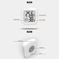 Mini Termómetro-Higrómetro Digital Para Habitación Bebé Frigorífico Y Mascotas Con Cinta Doble Cara Medidor De Humedad Y Temperatura Interior - details 5