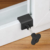Cerradura De Seguridad Para Ventanas Y Puertas Sliding De Aluminio Stops Anti-Robo Para Niños Y Bebés Instalación En Marco De Puerta Y Ventana - details 1