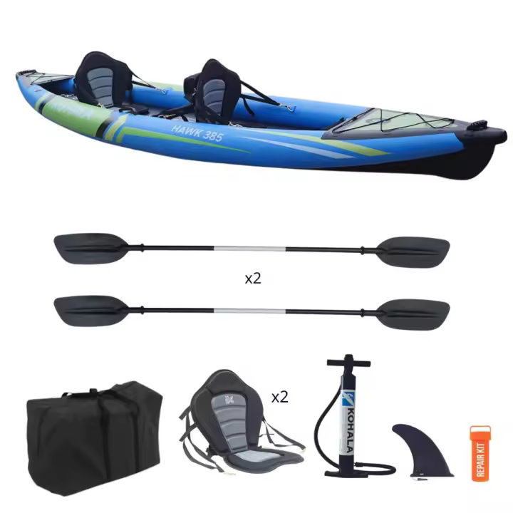 Kayak Hybrid Pvc+Dropstitch Floor One Person 385cm (Pl Ociotrends KHD385) - 1