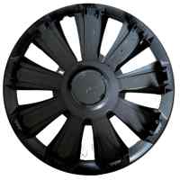 Banner - Tapacubos universales 14 pulgadas diseño Luxe Santander ABS Resistente (4 uds) negro 18980