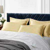 2 Pack Fundas De Almohada De 20"x26"/30" Poliéster Seda Respirable Con Cierre Envolvente Para Cabello Y Piel Regalo Para Mujeres Y Niñas - details 9