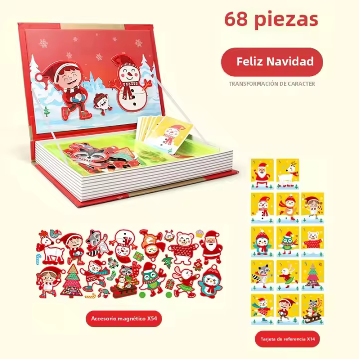 Libro De Actividades Para Bebés Con Mecánismo Magnético Dinosaurios Y Números Montessori Regalo Para Niños De 1 a 3 Años - 1