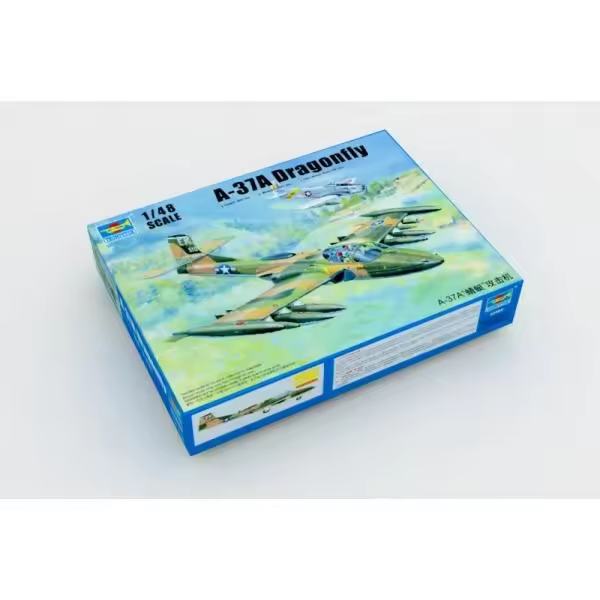 TROMPETISTA 02888 EE. UU. A-37A LIBÉLULA LUZ ATAQUE A TIERRA AERONAVE 1/48 - 1