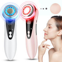 Multifunctional Facial Skin Care Led Light Massager Electric Pink White Massage Device Clean Face Rejuvenation Lifting Tighten - details 10