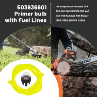 4 Pack De Bola De Primer Con Lines De Combustible Para Motosierra Husqvarna 235 236 240 340 345 350 353 Rancher 460 Aspiradora 125B 225BX - details 0