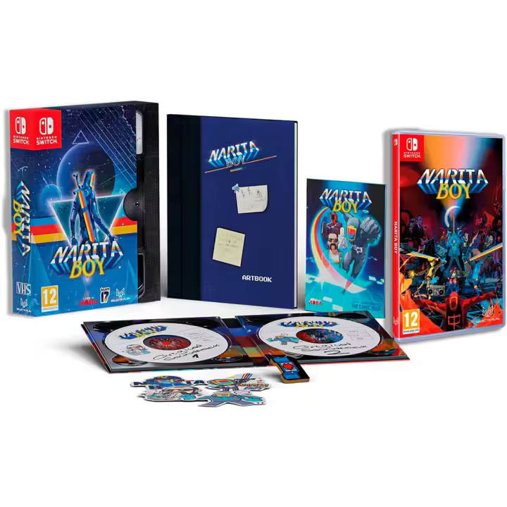 NARITA BOY COLLECTOR EDITION Nintendo Switch - Nuevo a Estrenar - PAL España - Selecta Play - Plataformas 2D - Team 17 - Comic de Regalo - 1