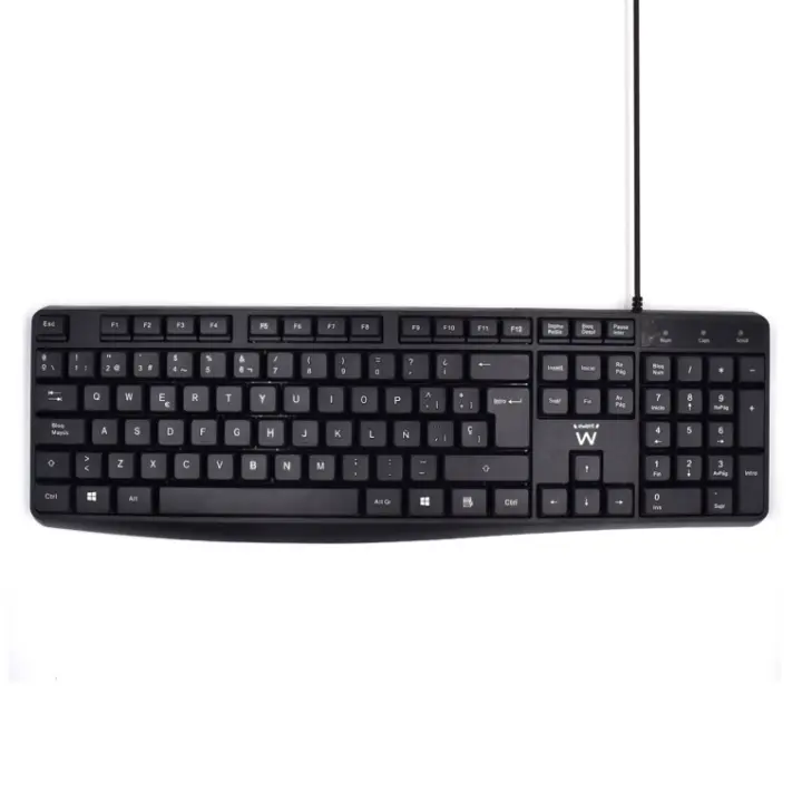 TECLADO EWENT BUSINESS USB CON ESCRITURA SILENCIOSA DISEÑO ES - 1