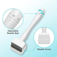 Sistema De Rollo De Agujas Microneedoras Derma Stamp DRS 140A Con Agujas Ajustables Para Tratamiento De Pérdida De Cabello Y Crecimiento De Barba Herramienta De Terapia De Microneedling - details 0