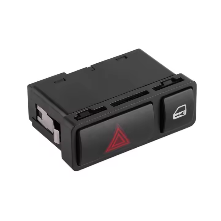 Interruptor de bloqueo centralizado de puertas con advertencia de peligro para BMW Serie 3 E46 E53 E85 325 X5 61318368920 - 1