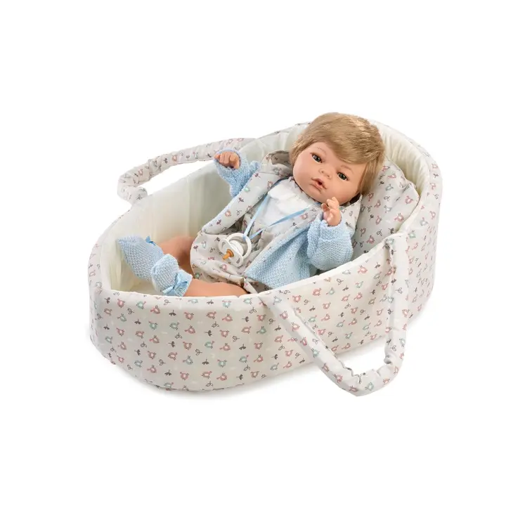Muñecas Berbesa, Muñeco Lloron Raúl 42 cm con capazol 91031, Muñecas para niñas muñecas juguetes para niñas muñecas recien nacidas muñecas recien nacidos - 1
