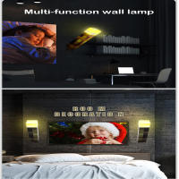 Lámpara De Noche LED Para Dormitorio Con Cargador USB Y Hebilla Regalo Para Niños Luz De Lectura Decorativa Color Marrón - details 5