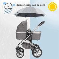 Parasol Para Carrito De Bebé Con Pinza Protección UV Ajustable En 360 Grados Sombrilla Universal Para Silla De Paseo Infantil - details 0