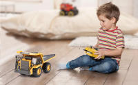 Coche Remoto Para Niños OLOEY Excavadora Y Camión Cargador Eléctrico Juguete De Construcción Regalo De Navidad Para Niños Mayores De 6 Años - details 0