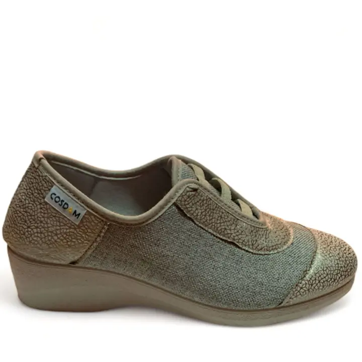 Zapatilla Cuña Mujer Cosdam 2414 Rubi Beige 105967  Cosdam MARCAS MUJER Zapatillas Zapatillas especiales - 1