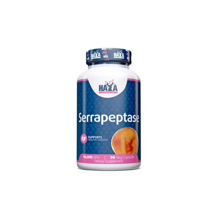 HAYA LABS Serrapeptase 40000 SPU 90 VCaps - 1