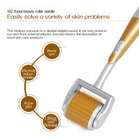 ZGTS Derma Roller De 540 Agujas Para El Rostro Y El Cuerpo Cuidado De La Piel Y Crecimiento Del Vello Profesional Herramienta De Belleza Microneedle Roller - details 1