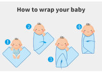Mantas de Algodón tejadas para Bebe, cochecito para recién nasido, envoltura para envolver, Fashion a Cuadros sólidos, ropa de Cama para Niño y Niña, colcha calada de - details 4