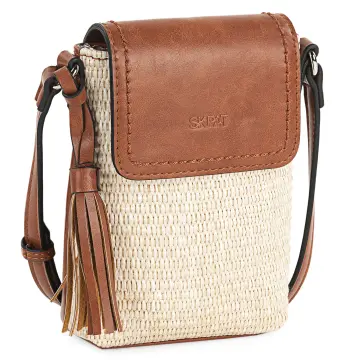 Bolso Pequeño Mujer Bolso Unisex Piel Con Asa Bandolera Regulable