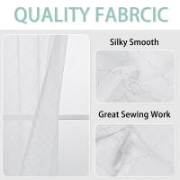 Cortina De Pared Morocana Dorada Y Blanca Para Decoración De Habitaciones Y Salones Modernas Cortina Translúcida De Poliéster Sin Cierre - details 3