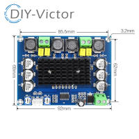 Placa De Amplificador Estéreo Digital Dual Canal DC12-26V 2*120W Alta Potencia CS8673 DIY 240W Para Construcción De Equipos Eletrónicos - details 3