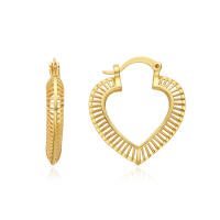 Pendientes grandes geométricos recortados para Mujer, Piercing personalizado, Accesorios de Joya, Regalos para Fiesta - details 4