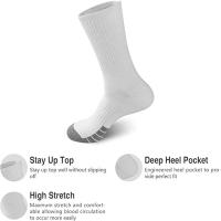 10 Pares De Calcetines Largos Para Hombres Y Mujeres En Colores Negro Y Blanco Estilo Deportivo Para Otoño E Invierno - details 7